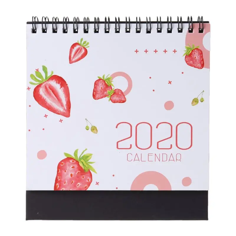 Настольная бумага с разноцветным рисунком, календарь с двойной катушкой, ежедневное расписание, настольный планировщик, годовой Органайзер - Цвет: D