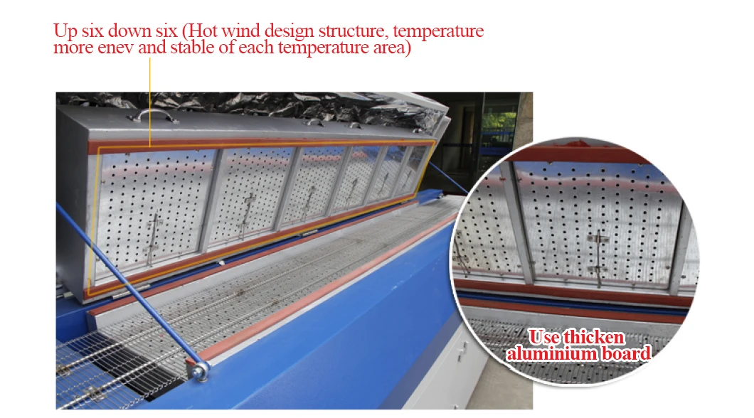 PCB Circuit Board Production Equipment SMT Reflow Machine/Anti corrosion and high temperature Reflow Oven