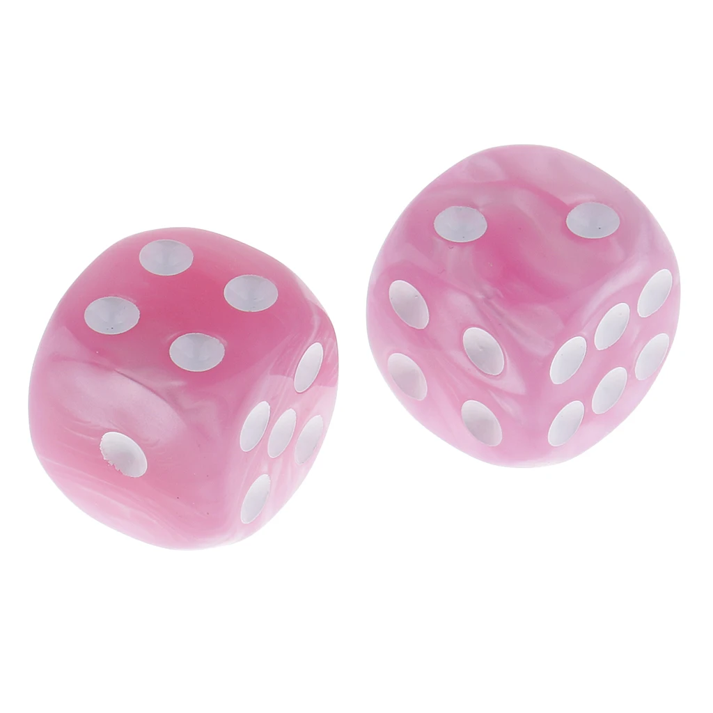 10 Pieces Plastic 6-sided Digital Dice D6 for Party Bar Table Game Accessory Gaming Dice Birthday Parties Board Game