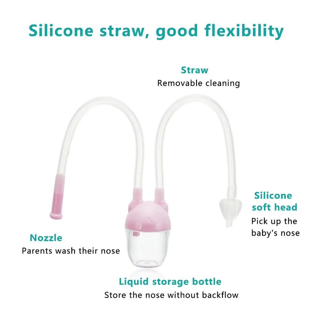 Детская очистка носа силиконовый младенческий носовой аспиратор мыть ваш нос Уход ребенка нос контейнеры для носовых ингаляторов младенческой предотвращения обратного потока аспиратор
