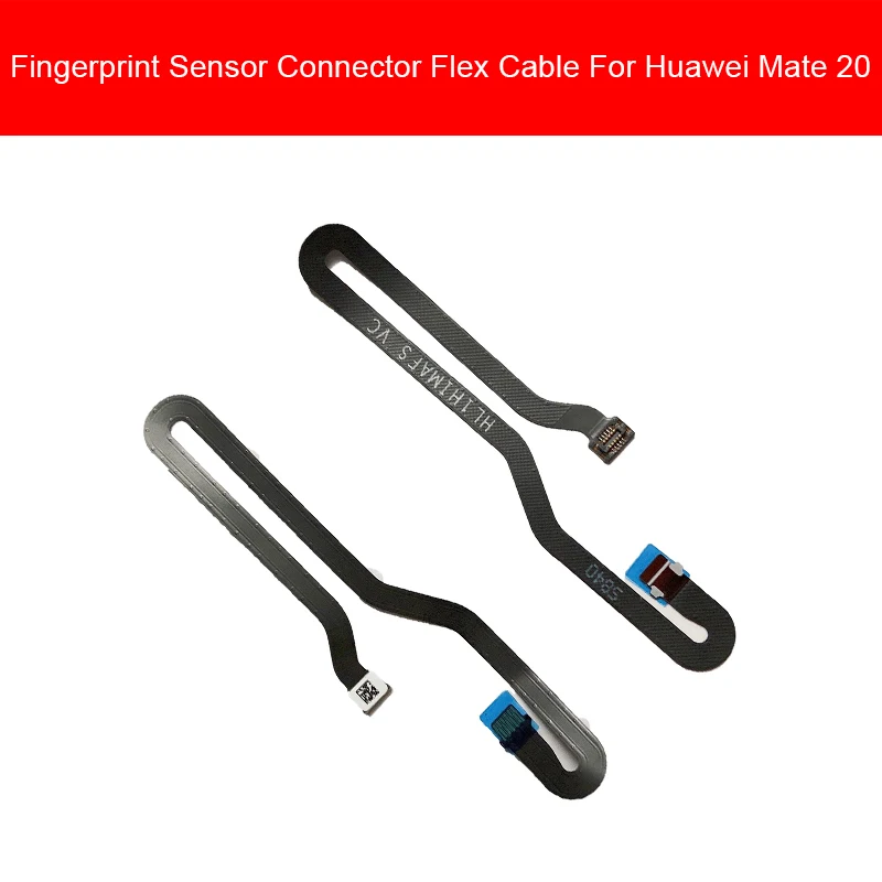 Разъем датчика отпечатков пальцев гибкий кабель для huawei mate 30 10 20 20X Pro Lite RS кнопка Home Touch ID сенсор гибкий ленточный кабель