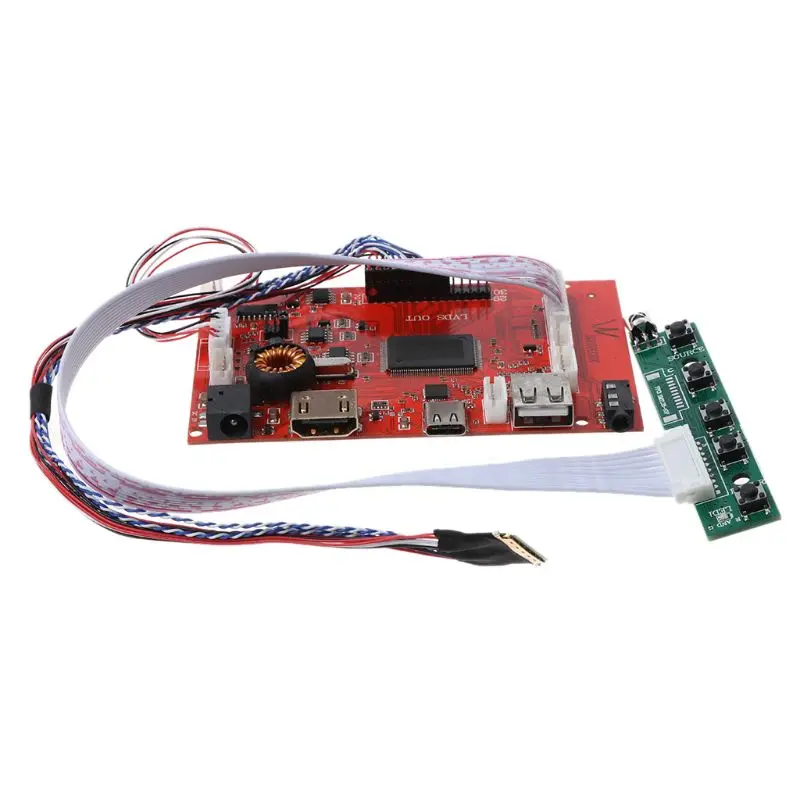 1 комплект type C+ HDMI+ USB+ Аудио ЖК-плата контроллера 10," HSD101PWW1 B101EVT04 LP101WX1-SLN2 1366x768 ЖК-модуль