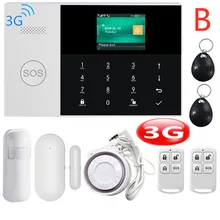 3G WIFI GSM GPRS Alarm System APP Remote Control with Color Screen 433MHz Home Burglar Security Alarm System 9 Languages Switch 3G WIFI GSM GPRS Alarm System APP Remote Control with Color Screen 433MHz Home Burglar Security Alarm System 9 Languages Switch