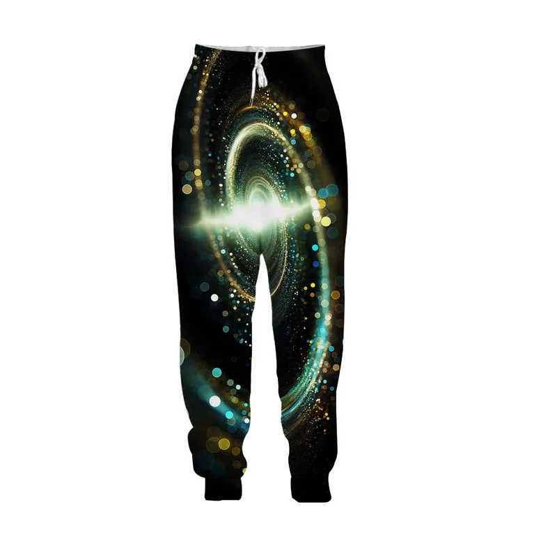 Colorful Graffiti Patterned 3D Printed Trouser S 5XL Full Length Optical Illusion Drawstring Colorful Casual Sports 4