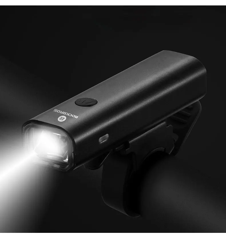 ROCKBROS USB зарядка велосипедный светильник непромокаемый велосипедный головной светильник вспышка светильник MTB дорожный велосипедный передний фонарь наружное ночное снаряжение