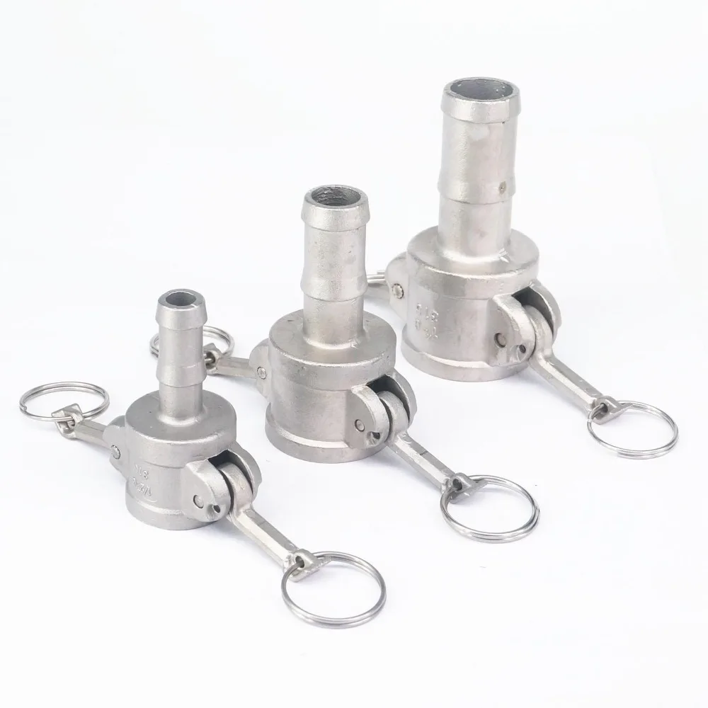 1/2 "- 3" schlauch Stacheldraht 304 Edelstahl Typ C Buchse Camlock Stecker Nut Union Schnelle Montage Schlüssel – Detail 6