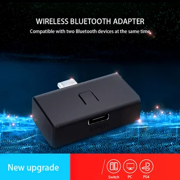 

For Nintendo Switch PS4 Bluetooth Earphone Audio Adapter PC USB Wireless Receiver Transmitter USB Receiver Support PD Charging