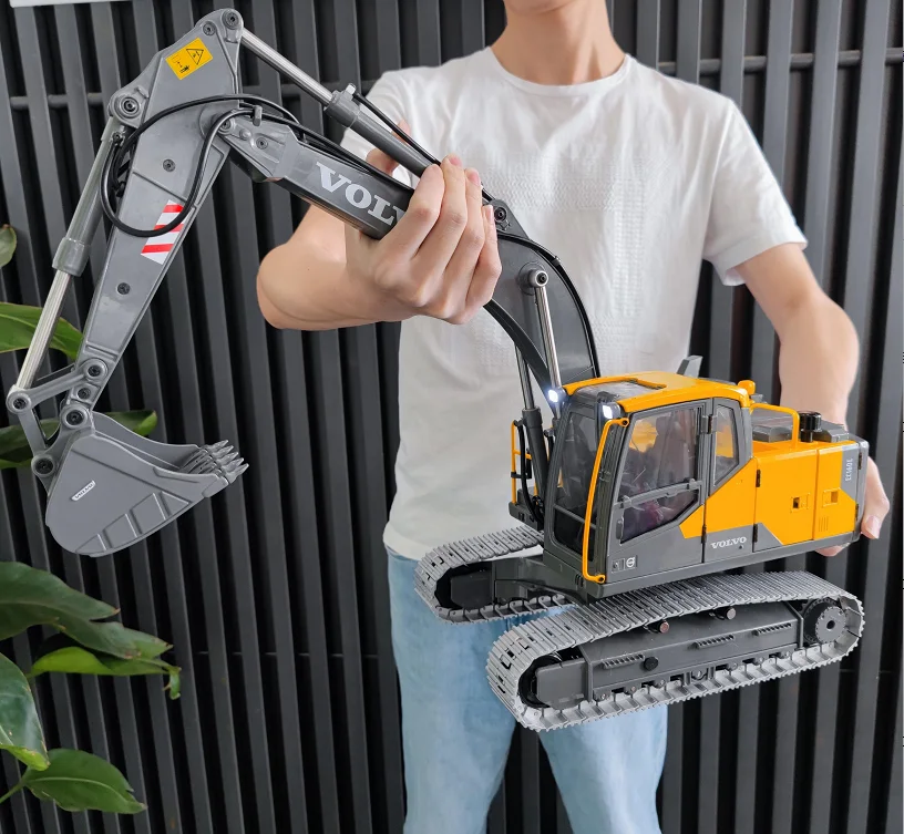 Volvo Double E Hobby Ec160e 1 14 Rc Excavator 2 4g Remote Control Dump Truck Track Engineering Toy Vehicle Model For Boys E010 Rc Cars Aliexpress