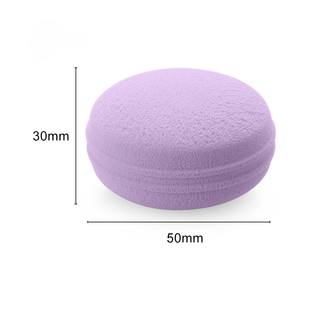 1 шт. макияж Macaron спонж пуховка для лица BB крем косметика мягкая влажная сухая