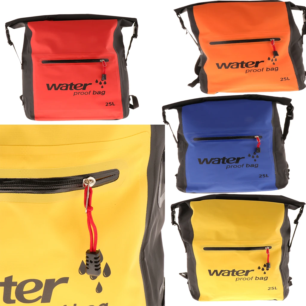 

Waterproof Dry Bag Drifting Kayaking Camping Hiking Canoe Backpack with Shoulder Strap and Zipper Pocket