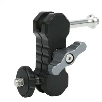 

Metal Magic Arm Aluminium Magic Arm Ballhead 360 Degree Rotating Ballhead Arm Support Cage Expansion Stand Bracket Accessory