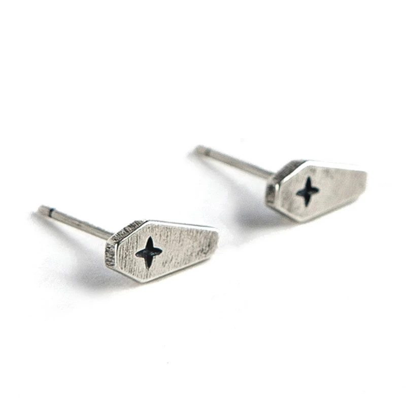 "Le Cercueil" boucles d'oreilles gothiques