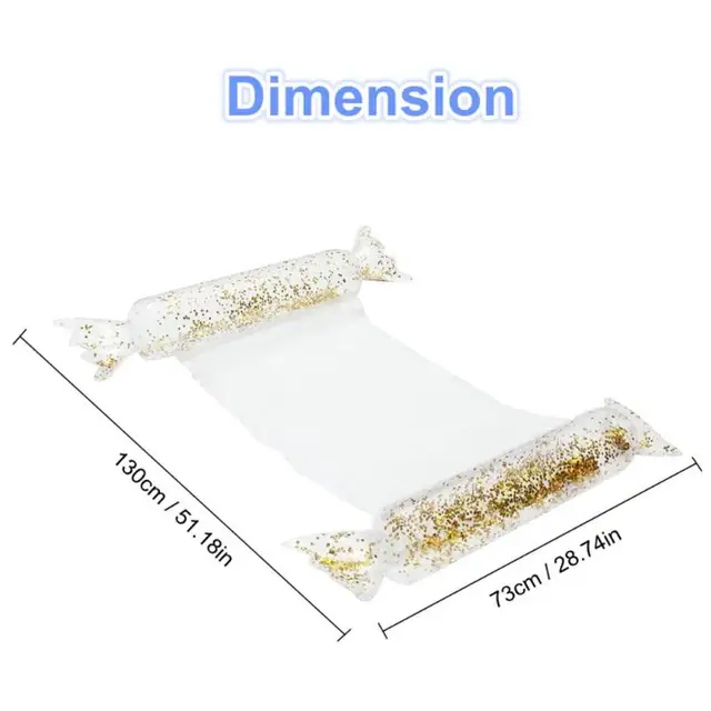 Water Lounge Chair Floating Water Hammock Float Lounger Floating Toys Rose Gold Sequins Lips Swimming Ring Child Adult Pool Toy 5