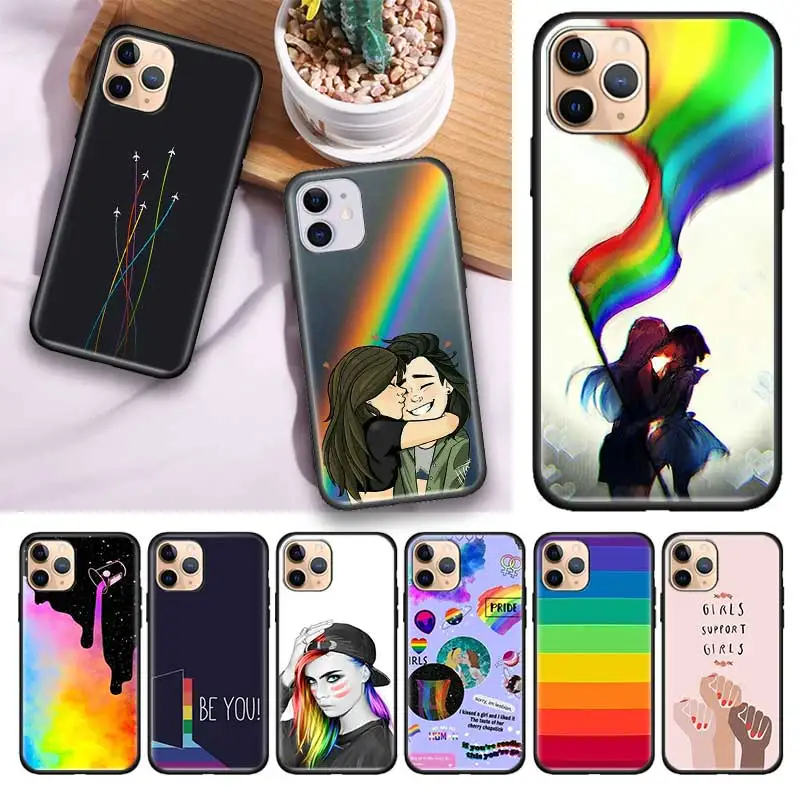 Черный термополиуретановый чехол для Apple iPhone 11 11Pro Max XS X XR 7 8 6 6S Plus 5 5S SE2020 клетки
