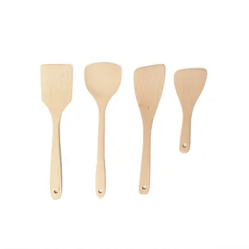

1PCS Kitchen Tool For Non-stick Pan Wooden Turner Wooden Spatula Wood Shovel Kitchen Tool Cookware Rice Spoon Tableware