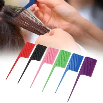 

6Pcs Highlighting Foiling Hair Parting Comb Hair Parting Brush Dyeing Hairdressing Salon Accessory Barbershop Accessories