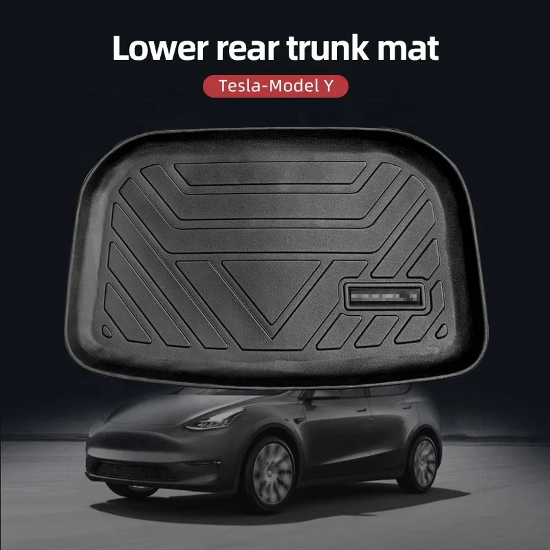 

For Tesla Model Y Front Trunk Mat Rear Trunk Pad TPE Waterproof Cover Modely Car Interior Accessories Storage Box Cargo Liner