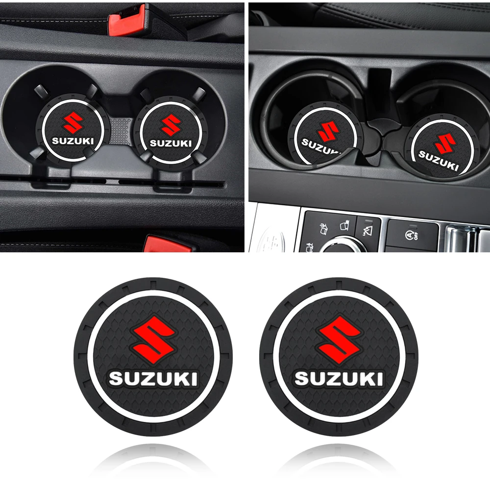 

Car Water Cup Anti-Slip Pad Bottle Holder Mat Car Styling For Suzuki Grand Vitara Swift Jimny Kizashi Liana Car Accessories