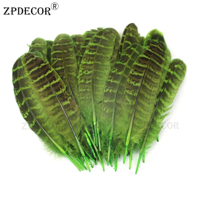 Zpdecor 10-15 см курица бахрома из пера фазана перья с крыльев перья