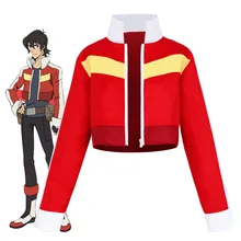 Halloween Game Anime Cosplay God of War King Kong Legendary Protection God Anime Keith Red Short Coat Cosplay Costume Costume