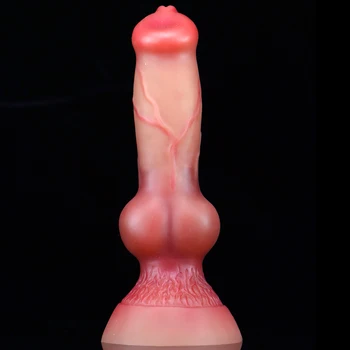 Silicone Dildo Soft Penis Sex Toys For Men Anus Orgasm Dog Dick Anale Butt Plug Adult Girl Masturbators Sexy Gode Animal Pene 3