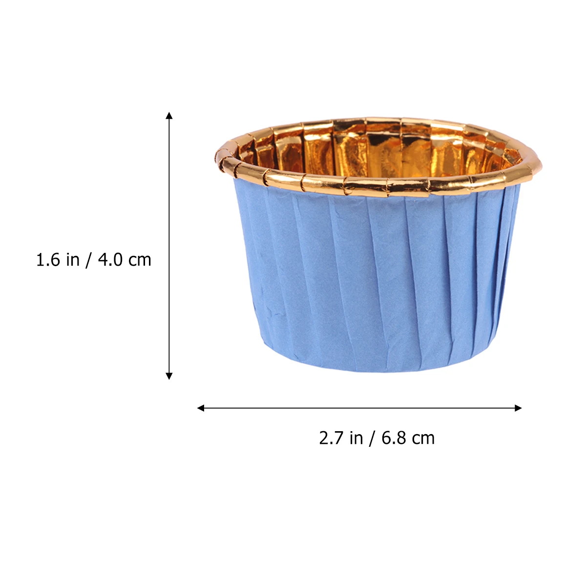 100pcs Disposable Curled Baking Cake Cups Heat-Resistant Paper Muffin Cupcake Paper Cups Baking Cupcake Wrappers Cake Wrapper