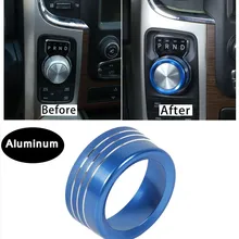 

Aluminum Alloy Switch Knob Ring Blue Cover For 2013-2017 Dodge Ram 1500 Knob Switch Brand New