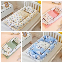 Lit portable en coton pour nouveau né, berceau en coton, pour garçons et filles