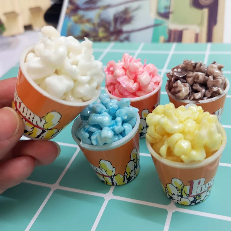 Миниатюрный попкорн для кукольного домика 1:6 весы 2 шт.|Куклы| |
