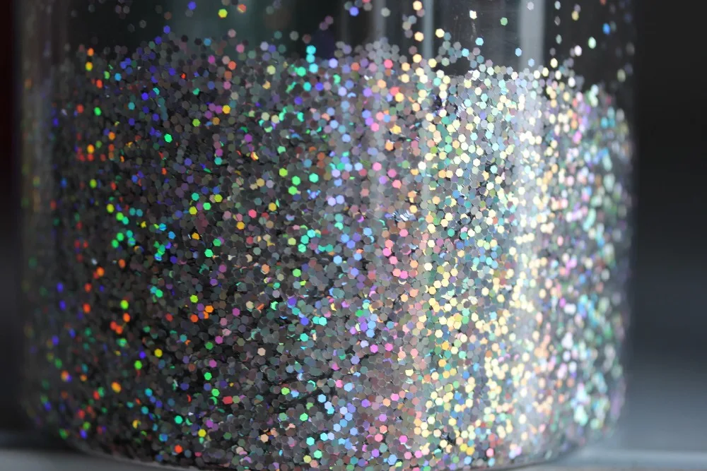 Wholesale 500 grams High quality super holographic glitter flakes "Velvet Galaxy" nail art, UV resin, nail gel, nail acrylic 2mm