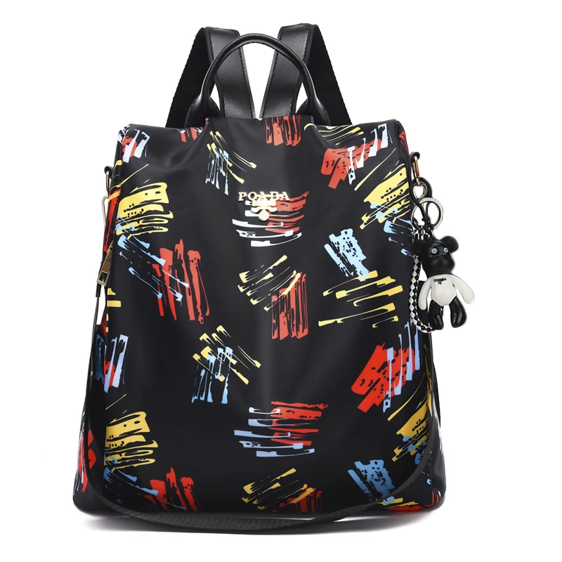 Модные повседневное ленты дизайн обувь для девочек школьная сумка Высокое качество Прочный текстильная сумка книга школьная сумка рюкзак подростков - Цвет: 10