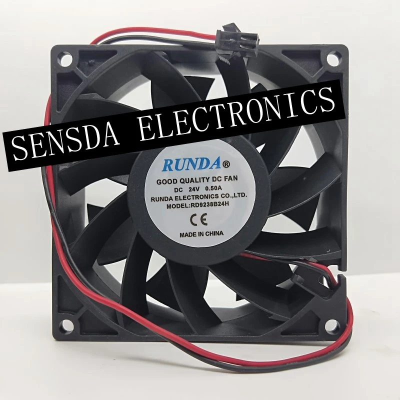 92 мм Мощный охлаждающий вентилятор для RUNDA 9038 90X90X38MM DC 24V 0.50A хорошее качество