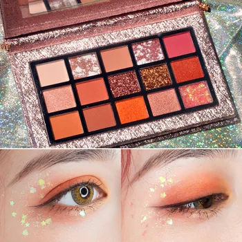 

Starlight Necklace Eyeshadow Palette Fine powder 15-color eye shadow lasting matte pearlescent high-gloss eye shadow palette