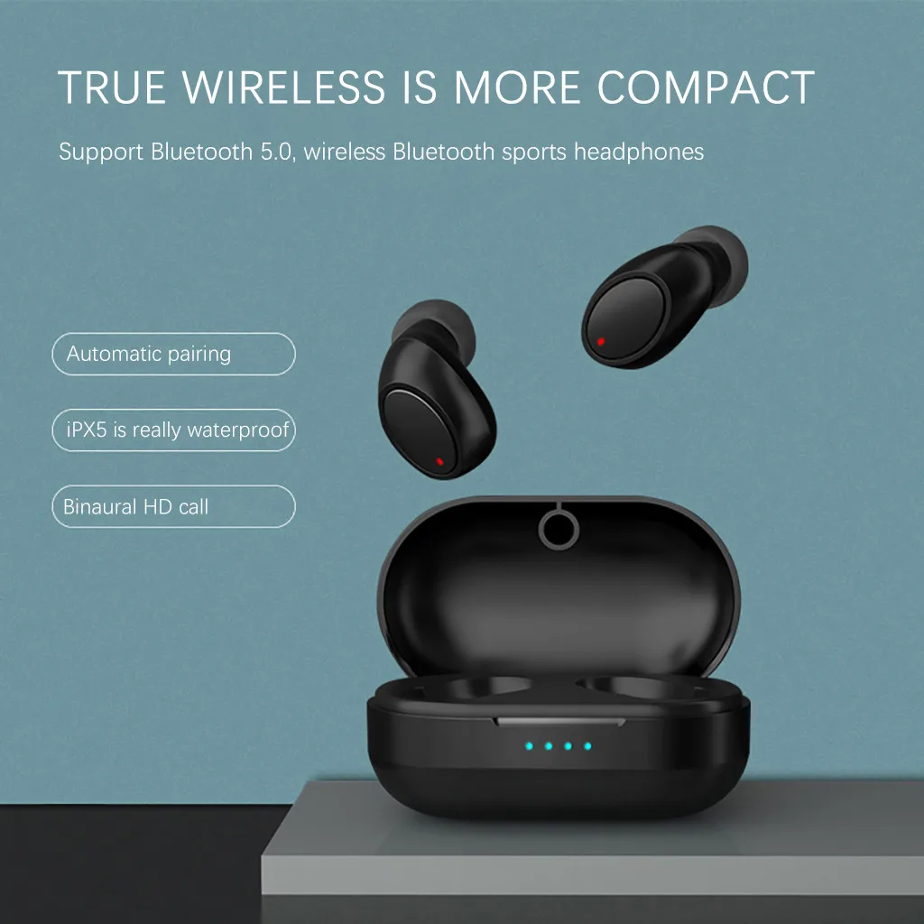 # H40 Bluetooth 5 0 наушники TWS беспроводные стерео бас с микрофоном 6D объемный