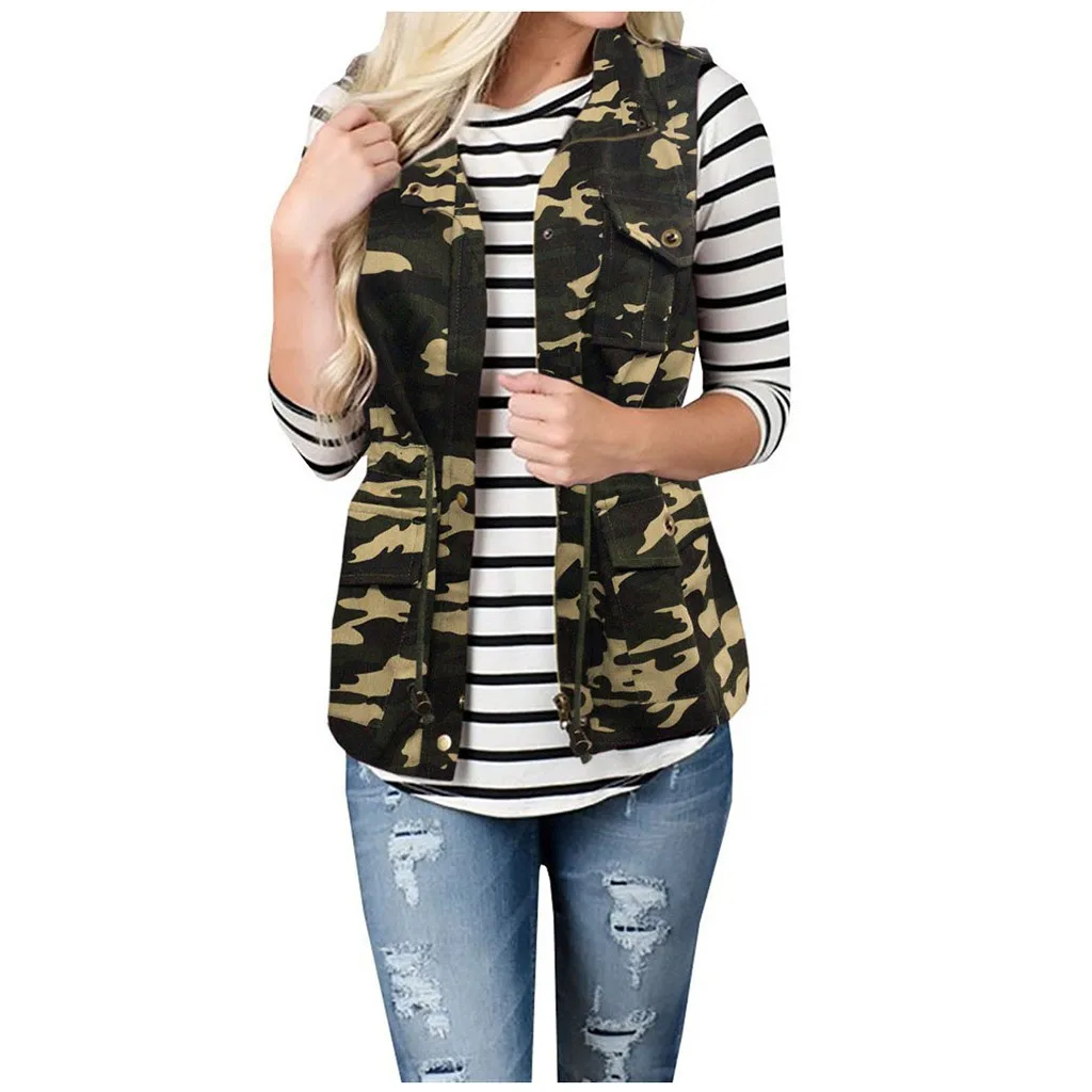 Зимний Камуфляжный жилет JAYCOSIN женская зимняя куртка Женский Длинный новый с