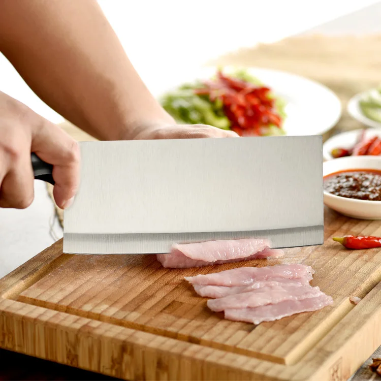 Ножи шеф-повара из нержавеющей стали кухонные ножи для мяса нож для нарезки острый нож