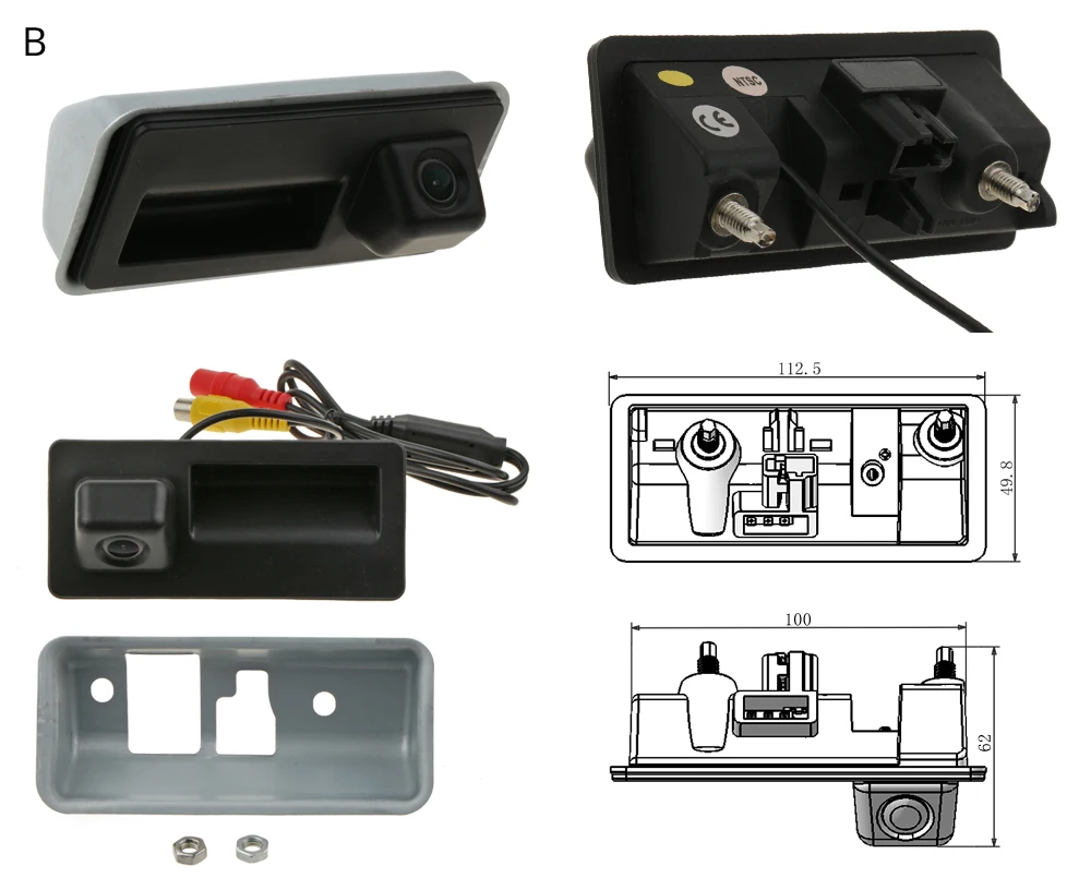 Автомобильный задний багажник ручка заднего хода парковочная камера для Audi A8 A6 A5 A4 A3 Q2 Q7 VW GOLF CC Magotan Sagitar Skoda Октавия Рапид