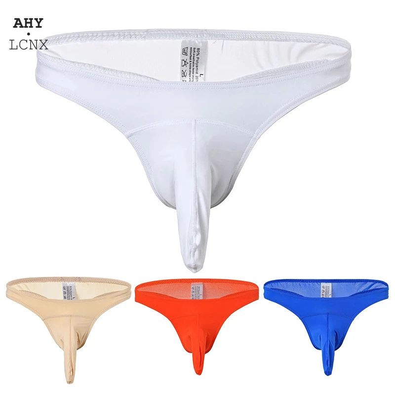 Men Ice silk Boxer Briefs Shorts Underwear Bulge Pouch Lingerie Trunks # 36