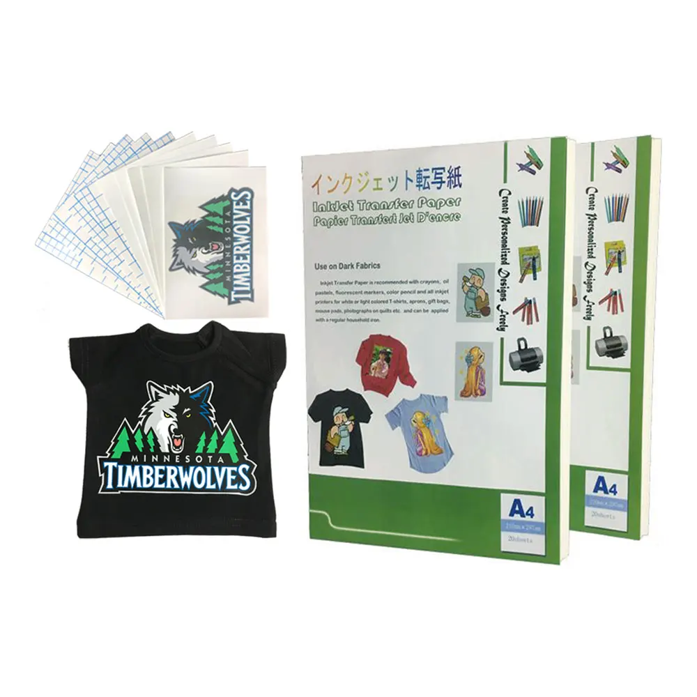 A3 Dark Color T-Shirt Heat Transfer Paper 100PCS/Pack