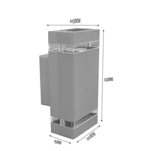  Outdoor Wall Lamps Waterproof IP55 Aluminum Courtyard Garden Lamp Corridor Stair Porch Wall Light Outdoor Lighting Project 