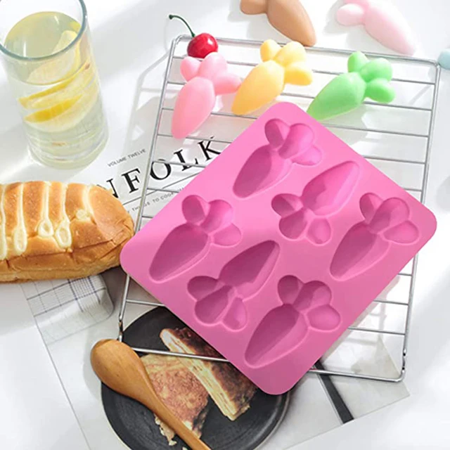 Húsvéti Sárgarépa Szilikon Penész Desszert Csokoládé Fondant Formák De Silicona Torta Díszítő Szerszámok Cupcake Topper Konyha - Image 4