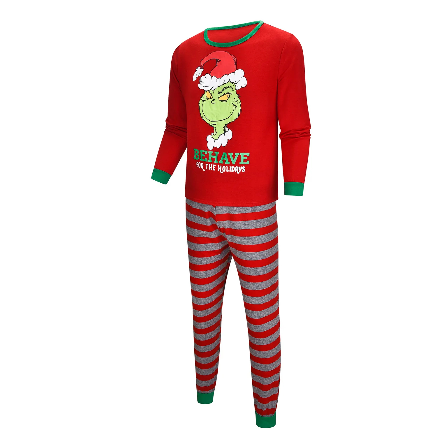 Рождественские Семейные пижамы; комплект одежды с Санта Клаусом; Одинаковая одежда для семьи; коллекция года; Рождественский пижамный комплект для взрослых и детей; Детский комбинезон; одежда для сна