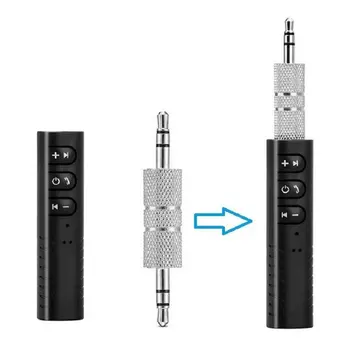 

Mini 3.5mm Jack Bluetooth Car Kit Hands Free Music Audio Receiver Adapter Fit Ipad Iphone Latop Aux Bluetooth Audio Adapter