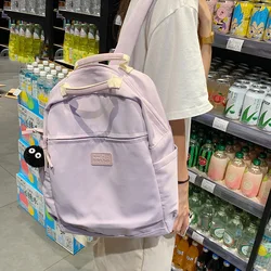 Schoolbag Unisex Korean Version New Campus Small Fresh Large capacity Student Backpack Junior High School Students University
