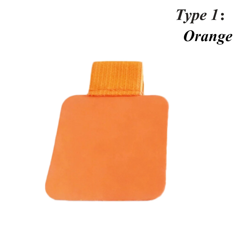 1 шт. красочные самоклеющиеся резиновые зажимы для ручки Карандаш эластичная петля для ноутбуков журналов клипборды подставка для ручек для офиса школы - Цвет: Orange1