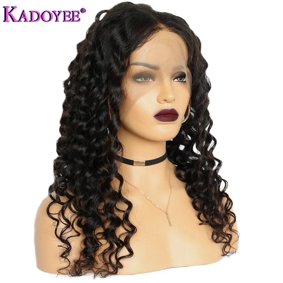loose wave lace front human hair wig 1