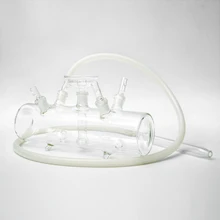 Один комплект полный Высокое качество большой стеклянный бак кальян для 4 человек курить несколько наргиле Чича бар вечерние кальян lounge