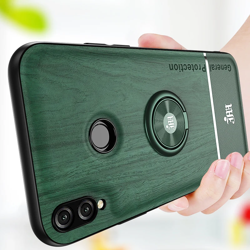 Модный чехол с текстурой древесины для Huawei P40 Pro P30 Lite Y6P Y8P противоударный Honor 10i 8X 9A