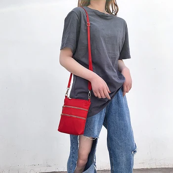 

New Lightweight Waterproof Oxford Cloth Bag Ladies Shoulder Messenger Bag Fashion Small Bag women's Portable Bag