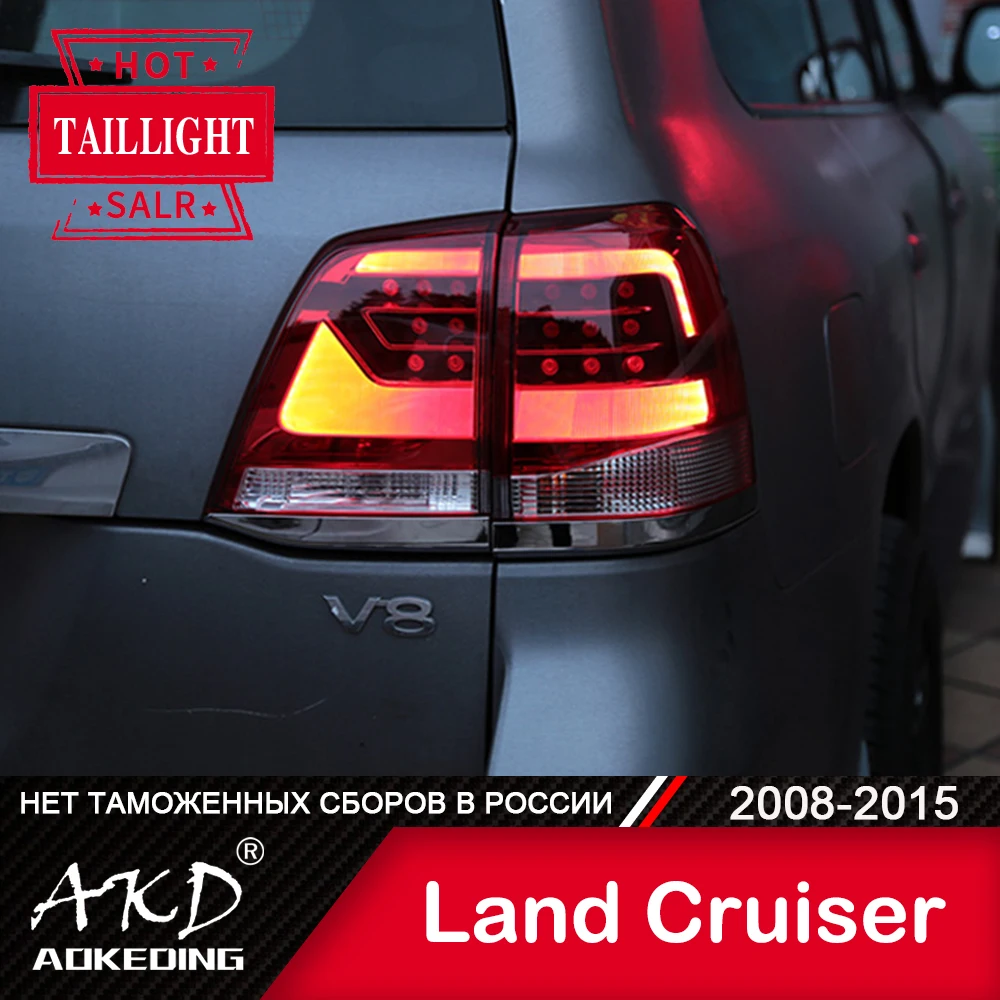 Для автомобиля Toyota Land Cruiser LC200 2007 2015 задний фонарь светодиодный туман светильник s